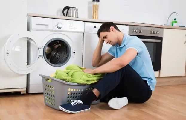 چرا ماشین لباسشویی متوقف شده و بوق می زند؟